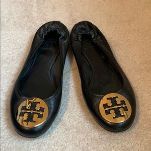 Tory Burch Shoes - Tory Burch size 6 black leather ballet flats Tory Burch Shoes - Tory Burch size 6 black leather ballet flats